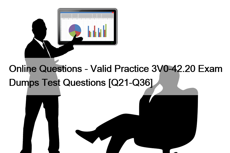 Online Questions – Valid Practice 3V0-42.20 Exam Dumps Test Questions [Q21-Q36]